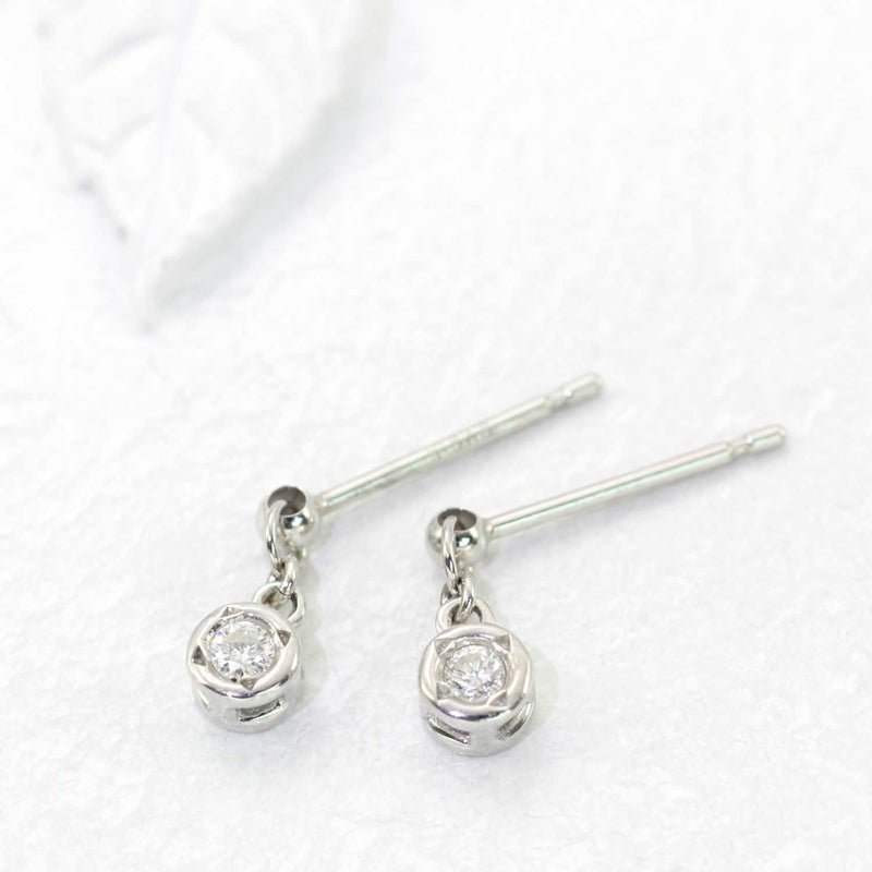 K18WG ダイヤモンド＆エメラルド リバーシブルピアス_09