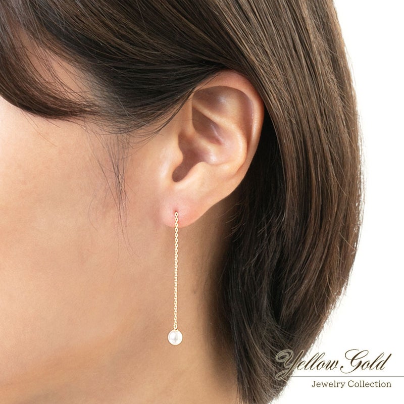 K18YG 淡水真珠 アメリカンピアス_05