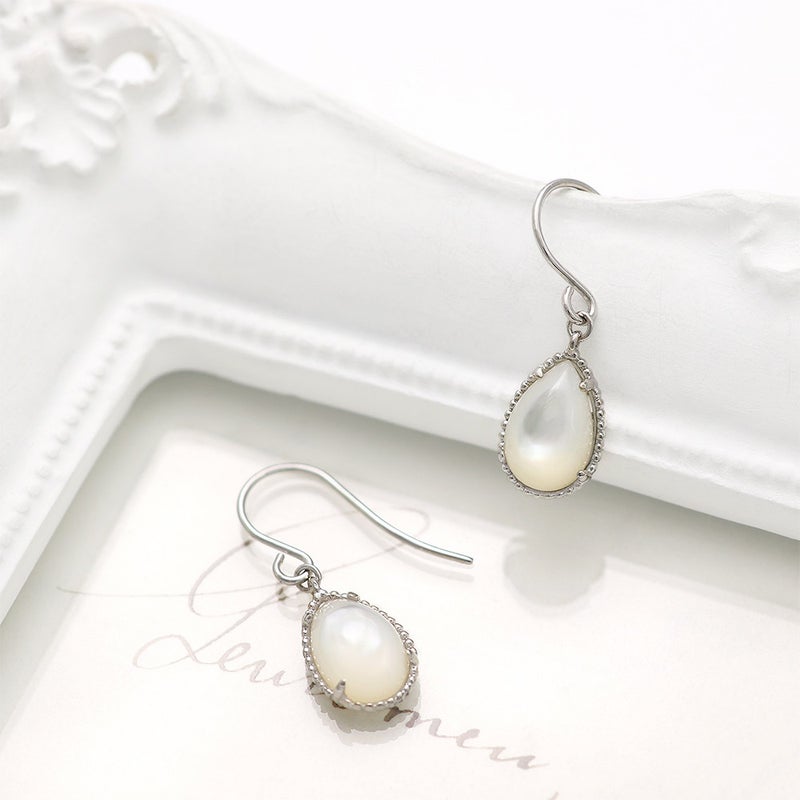 K18WG シェル フックピアス_11