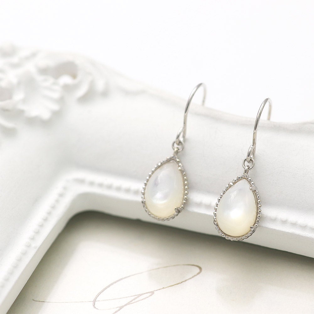 K18WG シェル フックピアス_13