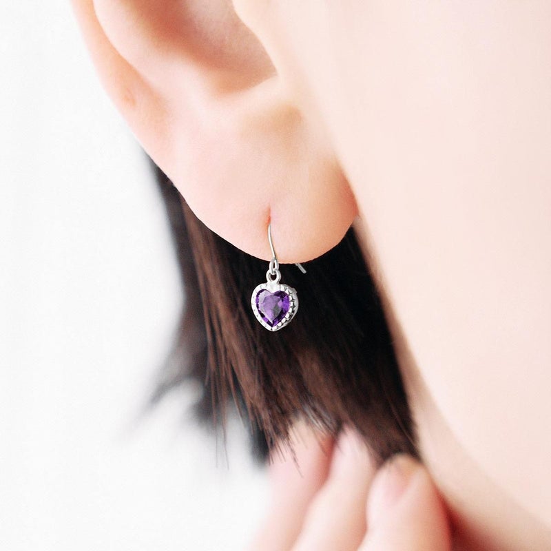 K18WG アメジスト ハート フックピアス_03
