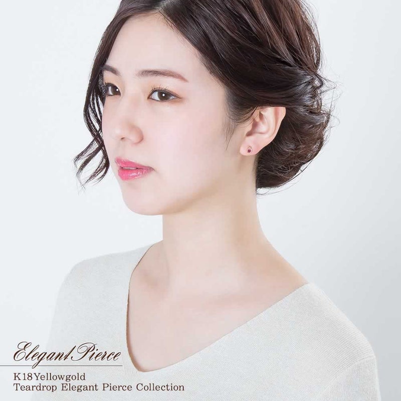 K18YG ルビー ピアス_04