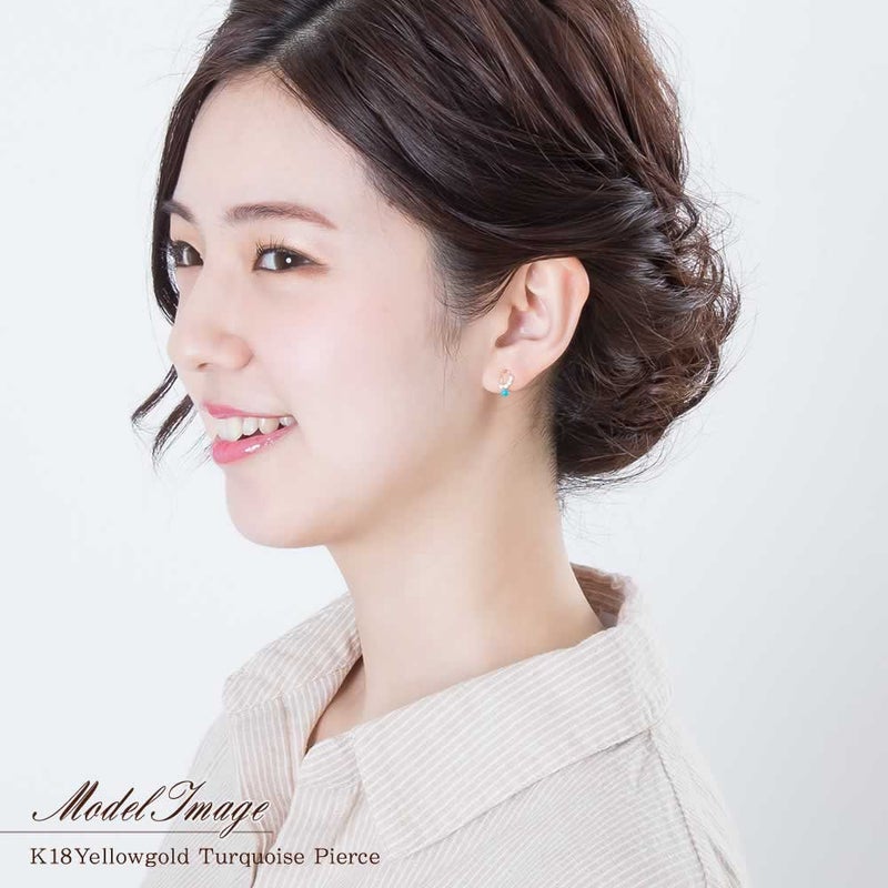 K18YG ターコイズピアス_04