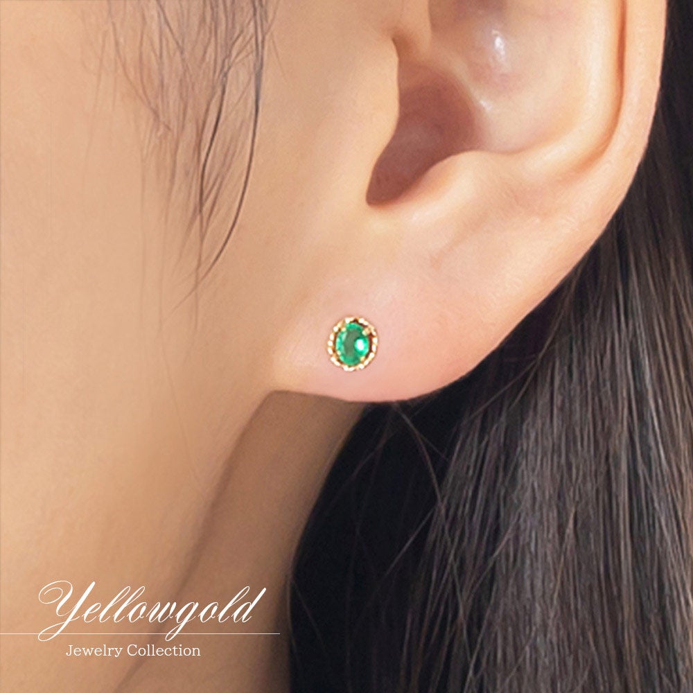 K18YG エメラルド ピアス_05