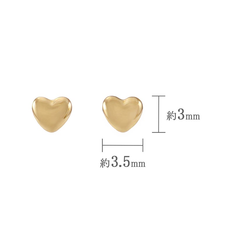 K18YG ハートモチーフ ピアス_04