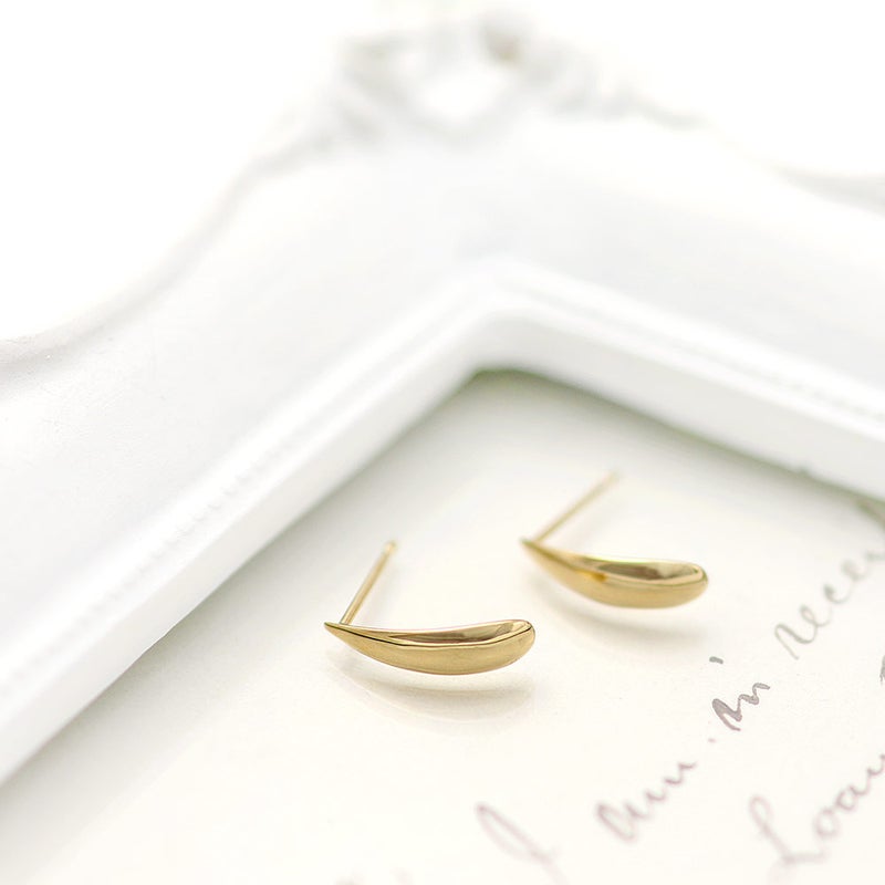 K18YG ティアドロップ ピアス_09