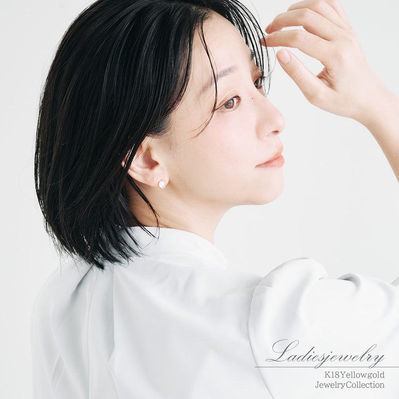 K18YG ブルームーンストーン ピアス_11