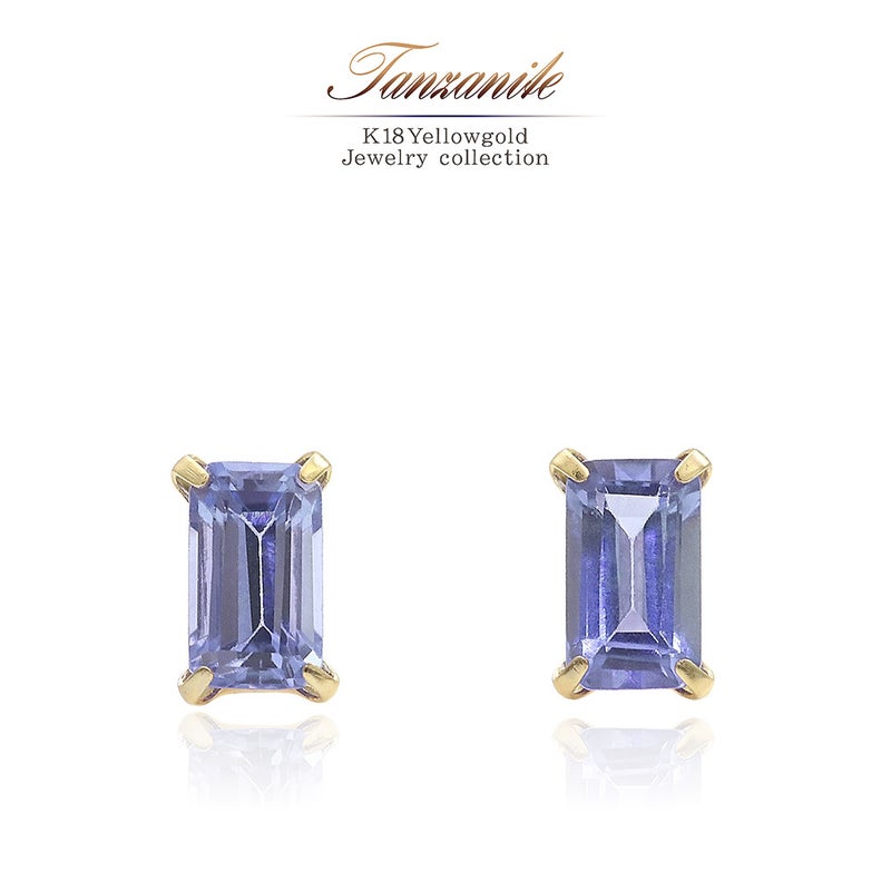 K18YG タンザナイト ピアス_01