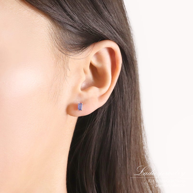 K18YG タンザナイト ピアス_14