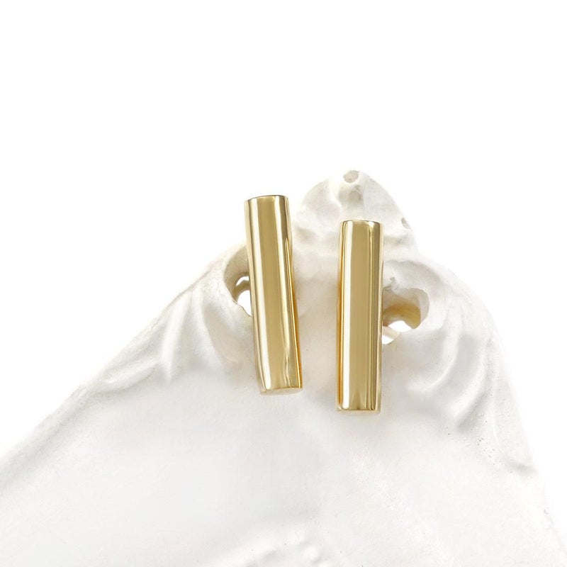 K18YG バーモチーフピアス_02