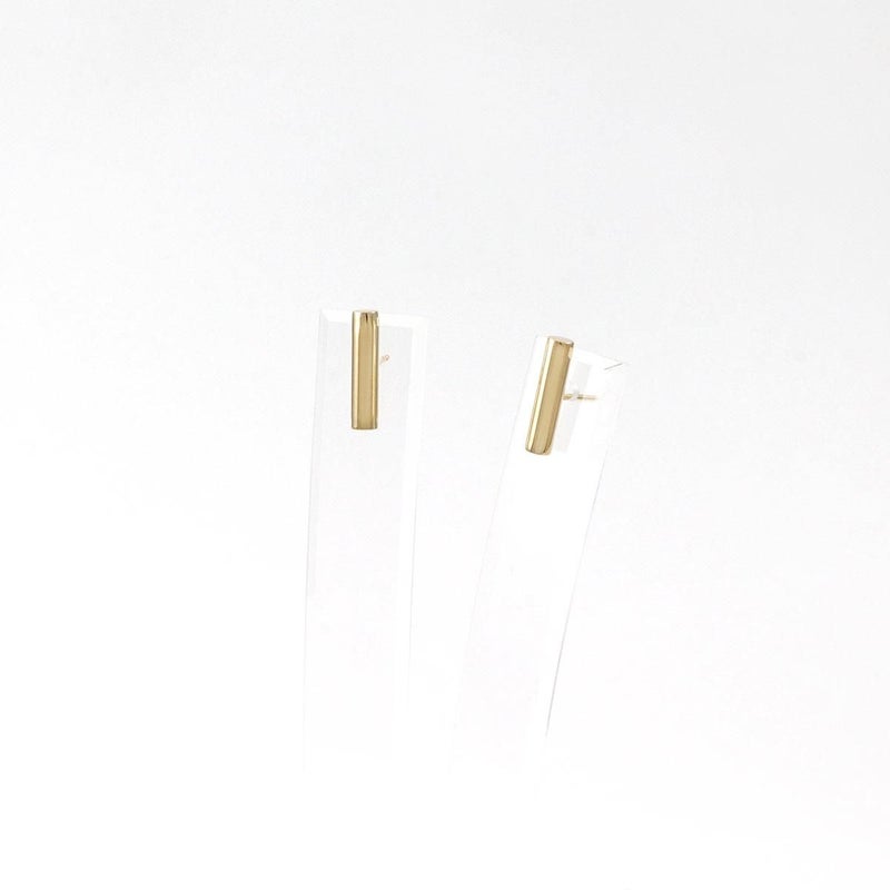 K18YG バーモチーフピアス_09