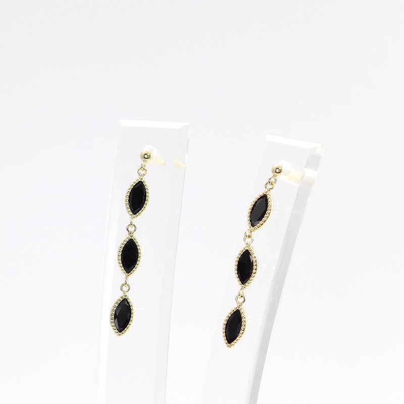 K18YG オニキス ピアス_02