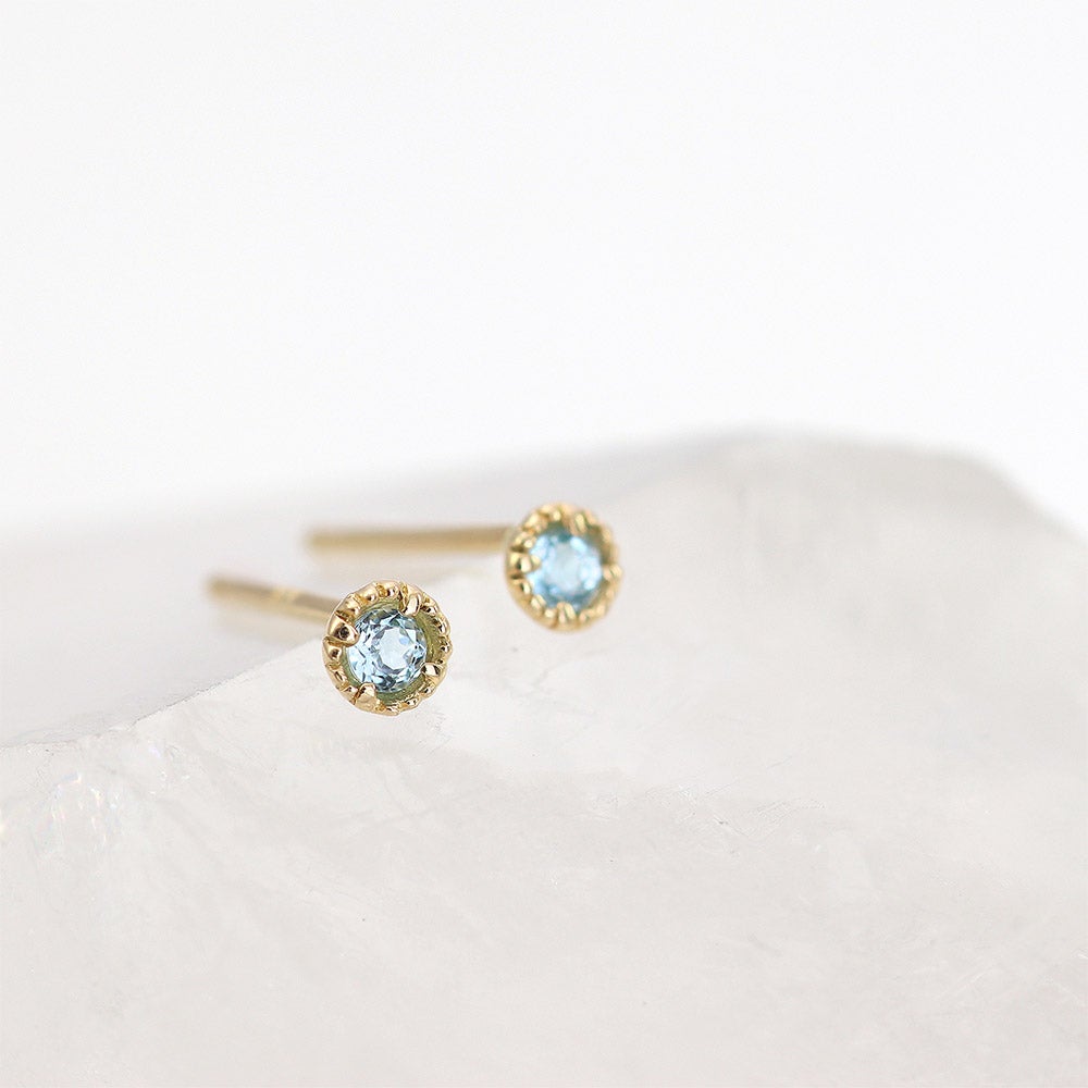 【ポスト0.8mm太め】 K18YG ピアス ガーネットorアメジストorブルートパーズ_09