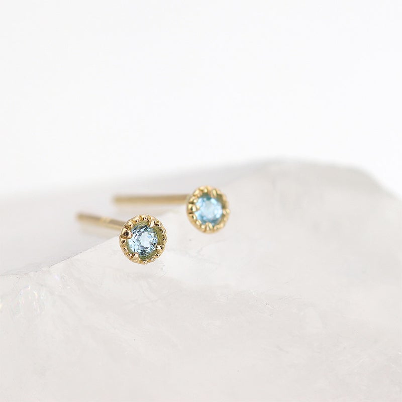 【ポスト0.8mm太め】 K18YG ピアス ガーネットorアメジストorブルートパーズ_09