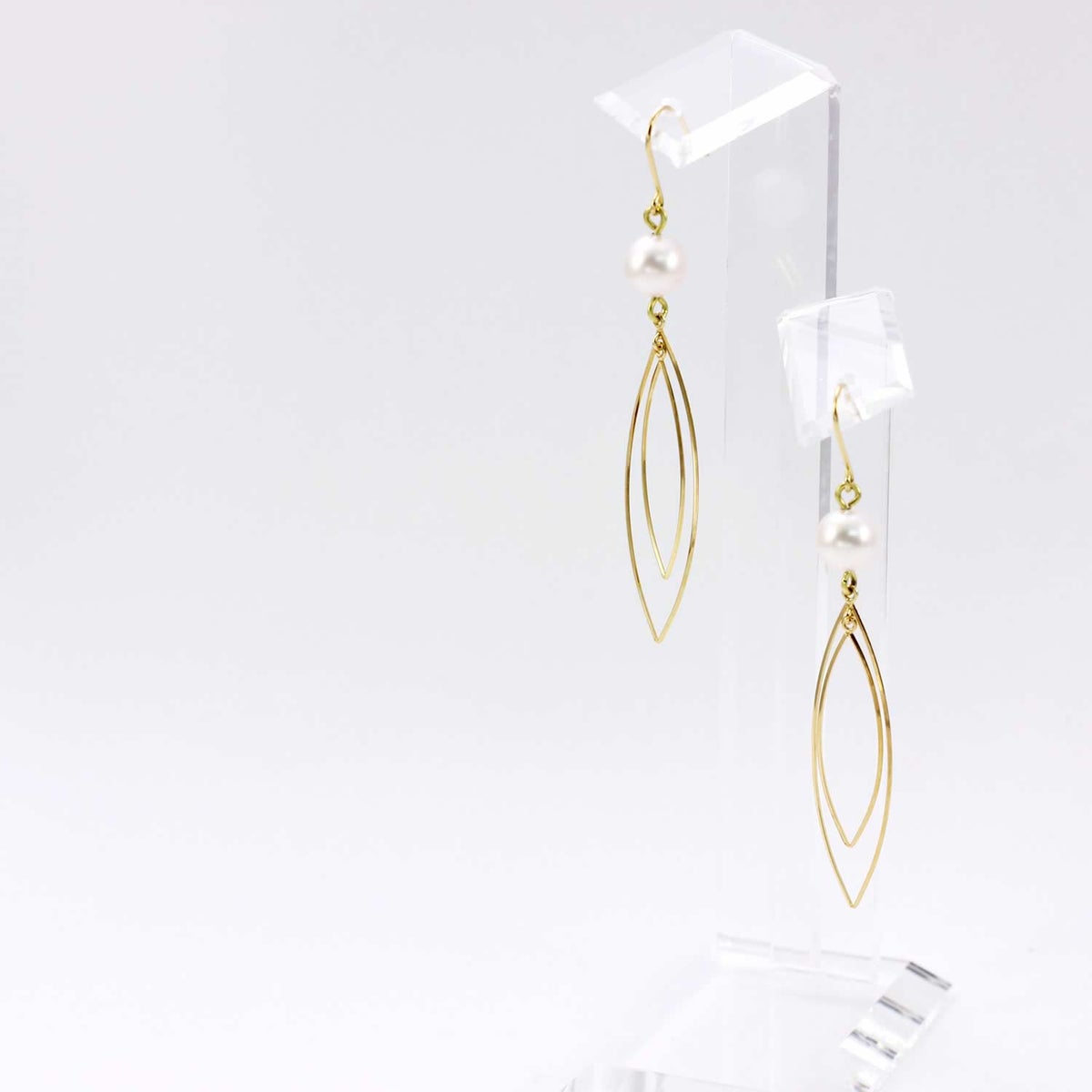 K18YG アコヤ真珠 フックピアス_02