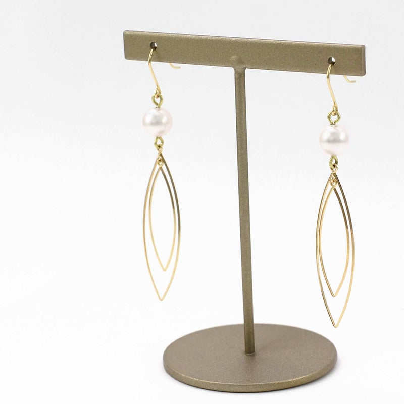 K18YG アコヤ真珠 フックピアス_03