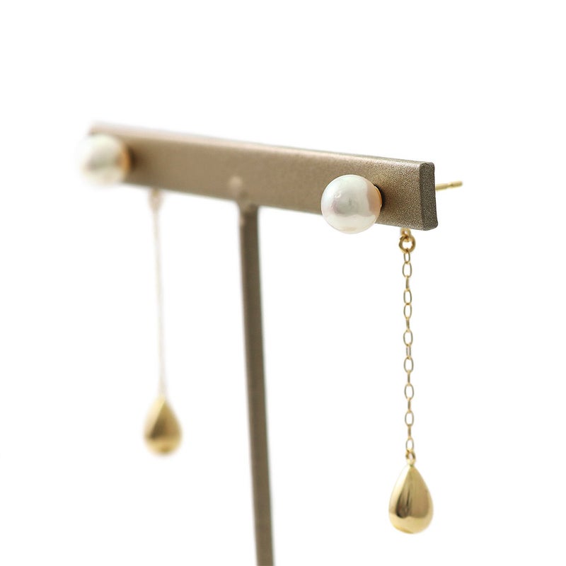 K18YG アコヤ真珠 バックキャッチピアス_03