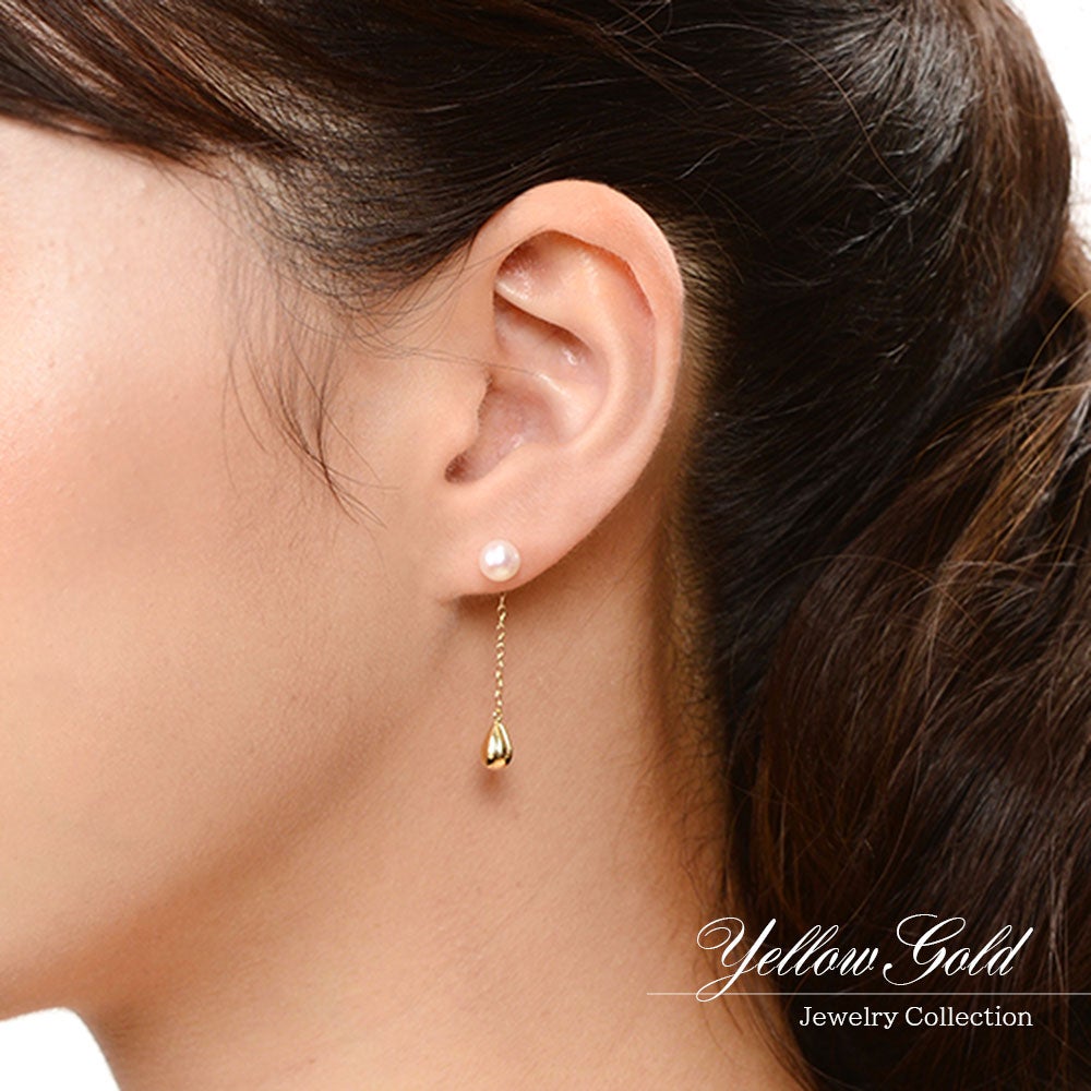 K18YG アコヤ真珠 バックキャッチピアス_05