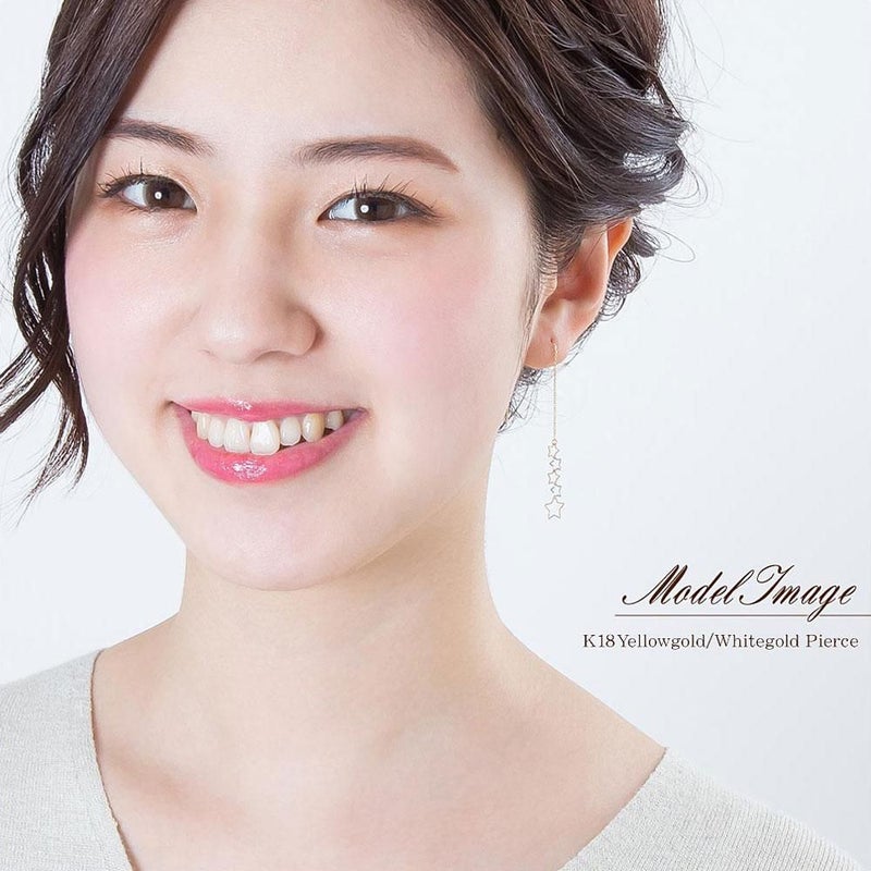 K18YG&K18WG スター アメリカンピアス_10