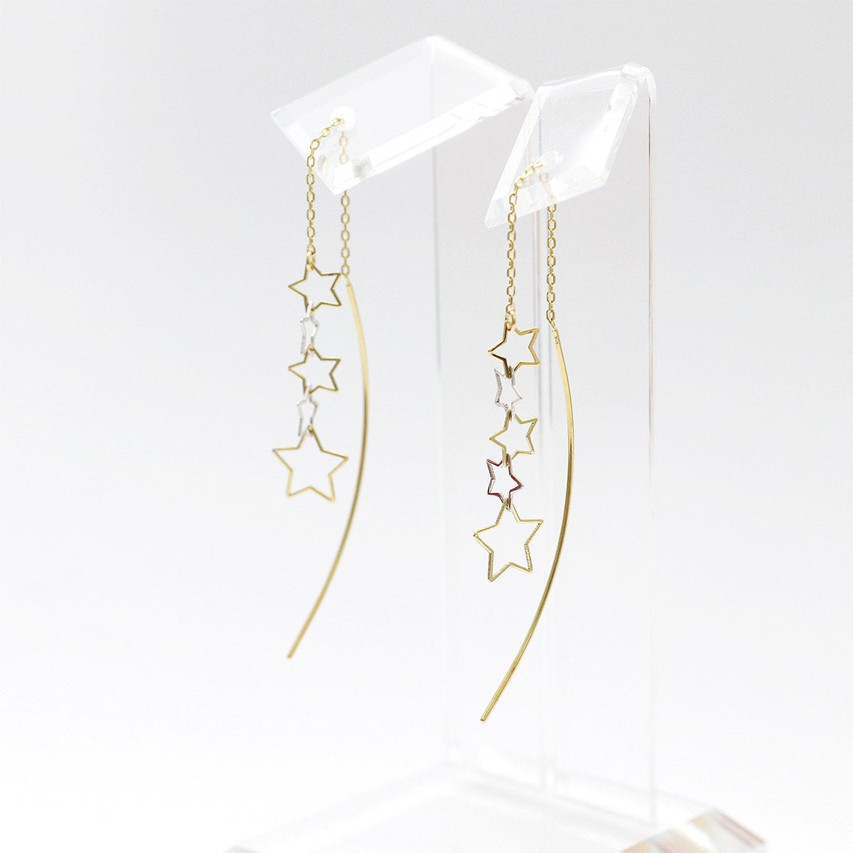 K18YG&K18WG スター アメリカンピアス_11