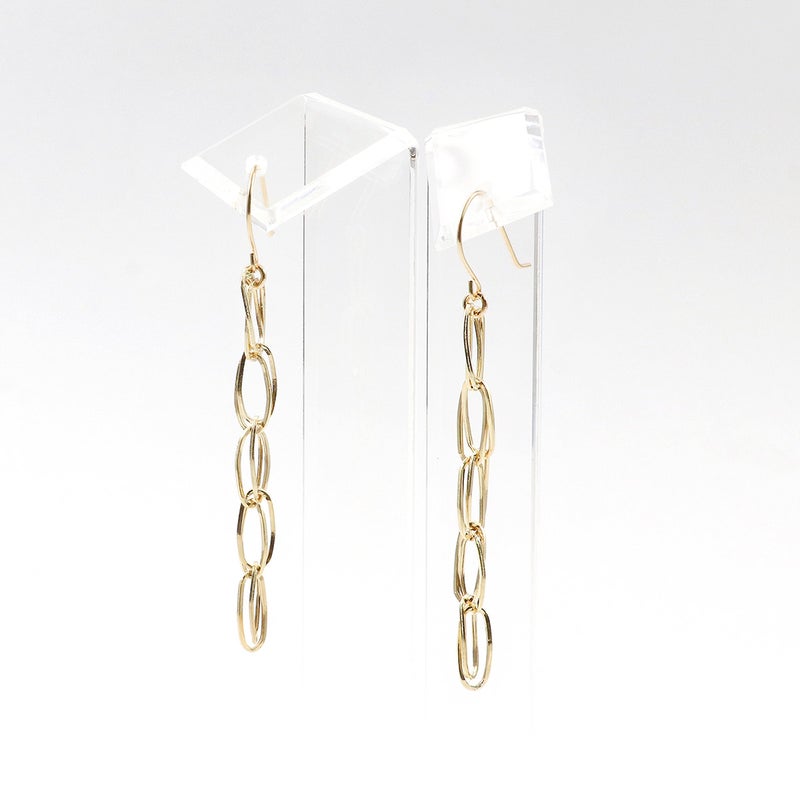 K18YG チェーンモチーフ フックピアス_09