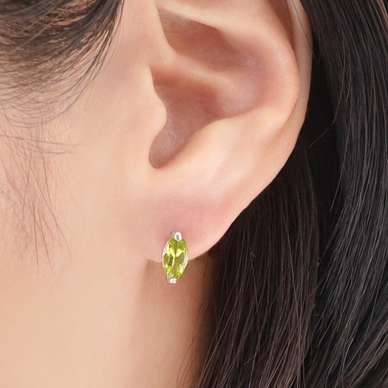 K18WG ペリドット ピアス_05