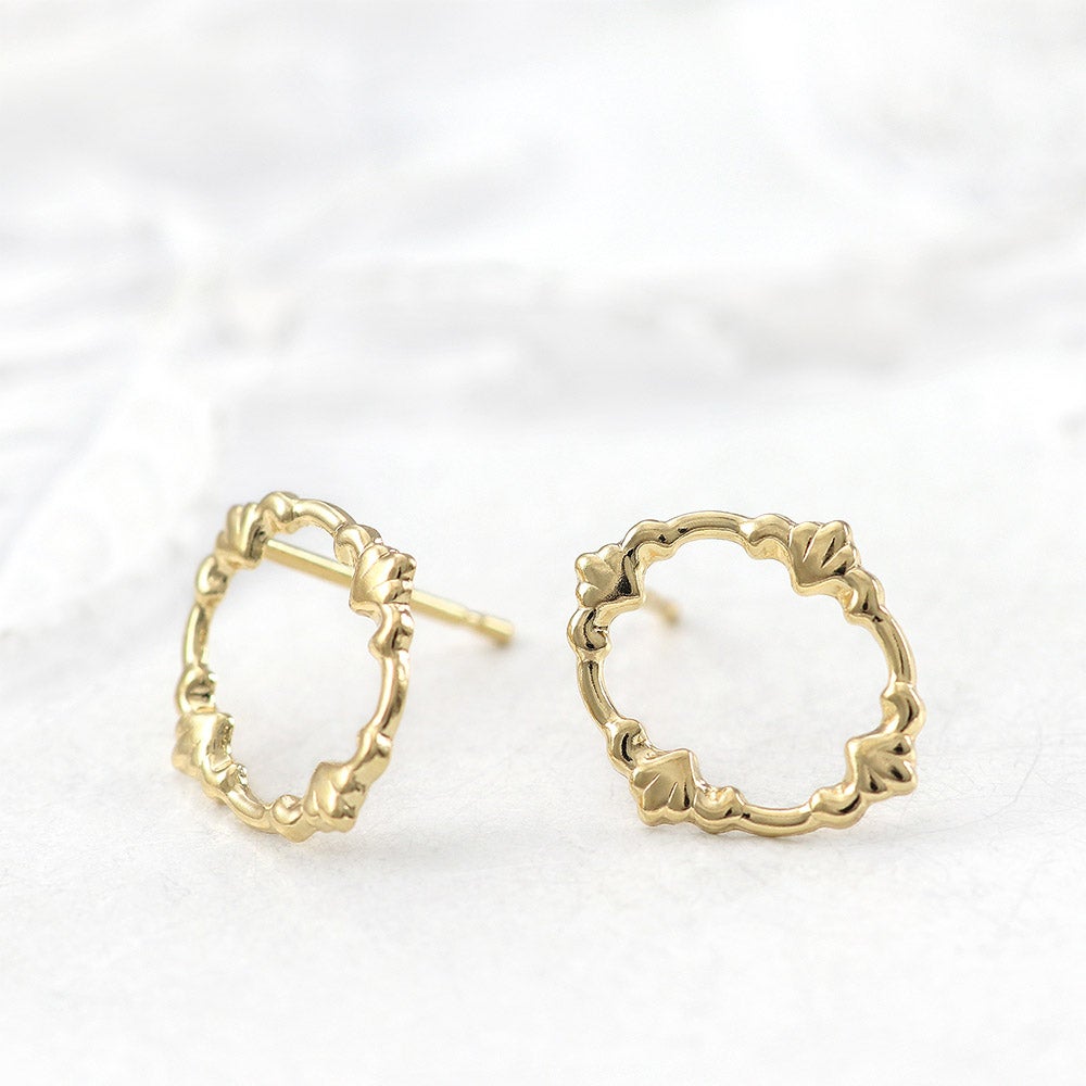 K18YG フレーム ピアス_02