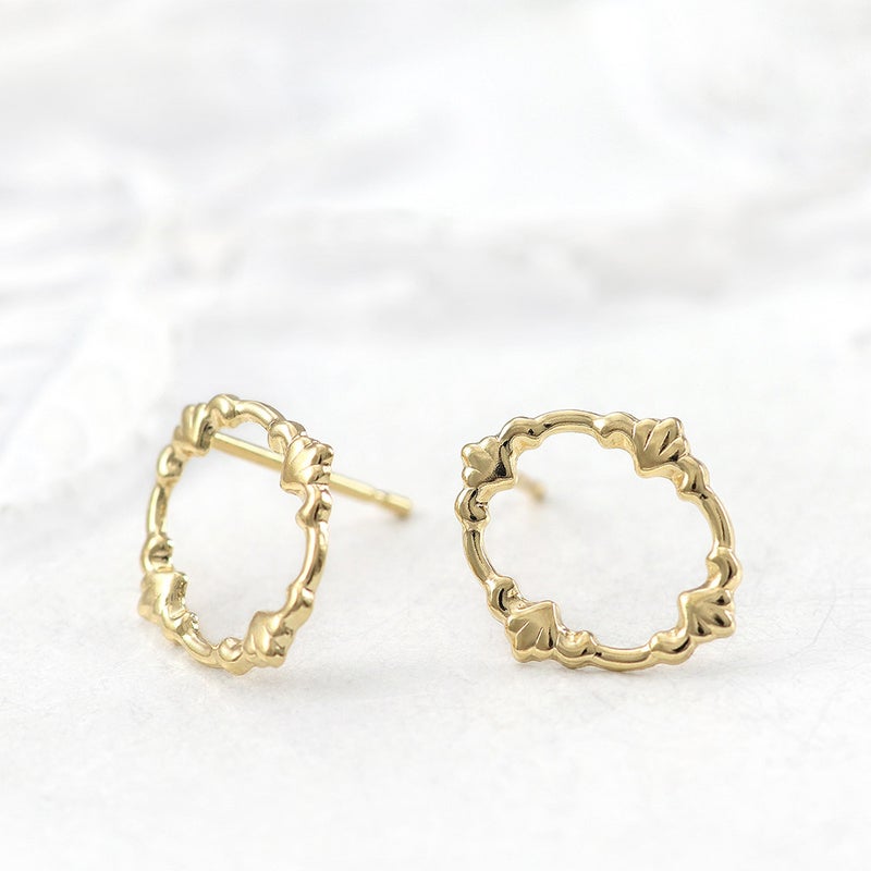 K18YG フレーム ピアス_02