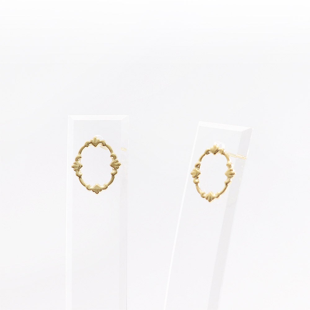 K18YG フレーム ピアス_03