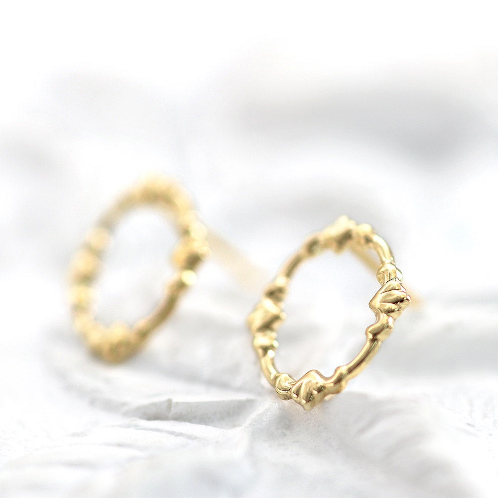 K18YG フレーム ピアス_10