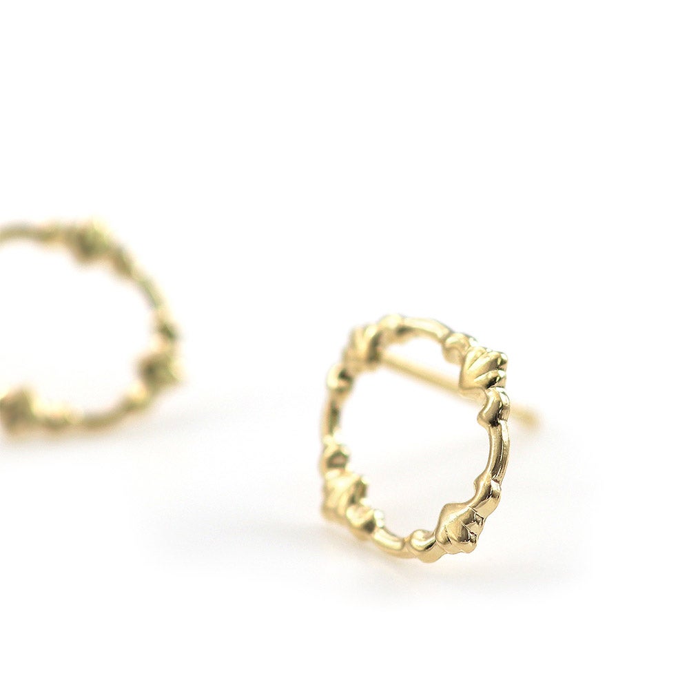 K18YG フレーム ピアス_12