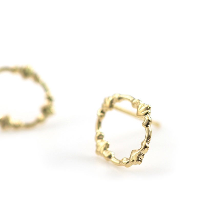 K18YG フレーム ピアス_12