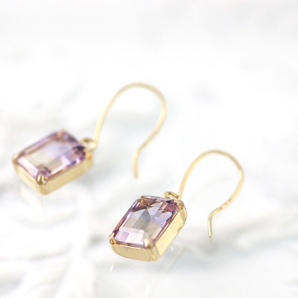 K18YG アメトリン フックピアス_09