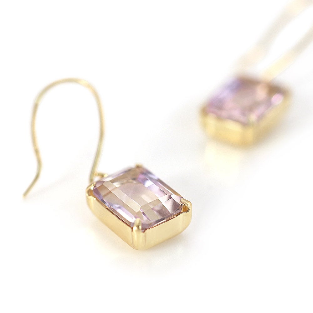 K18YG アメトリン フックピアス_12