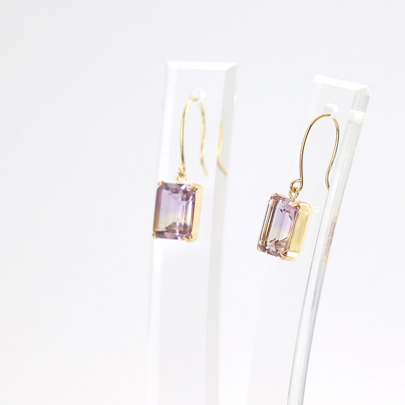 K18YG アメトリン フックピアス_14