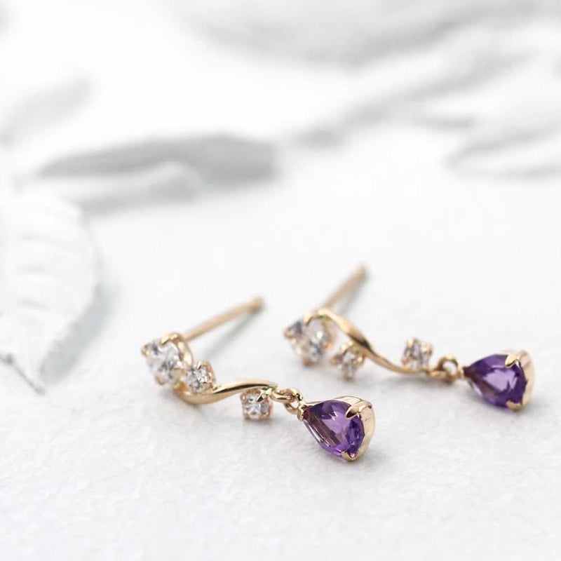 K18PG アメジスト ピアス_02