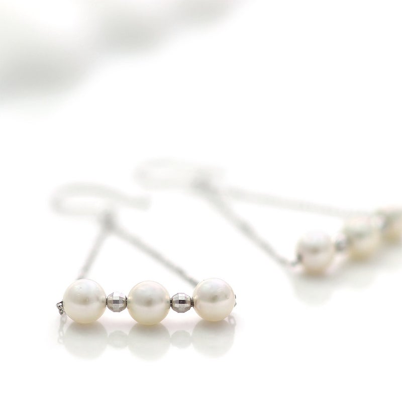 K18WG アコヤ真珠 フックピアス_04