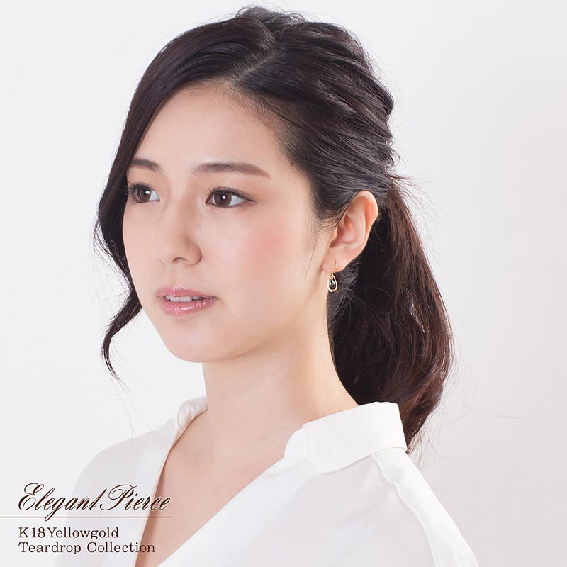 K18YG ロンドンブルートパーズ ピアス 11月の誕生石_05