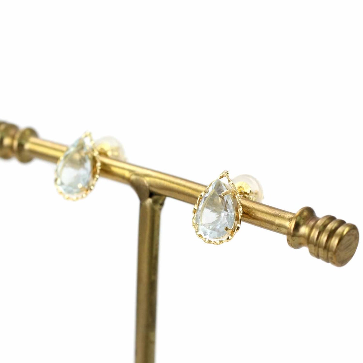 K18YG アクアマリン ピアス_03