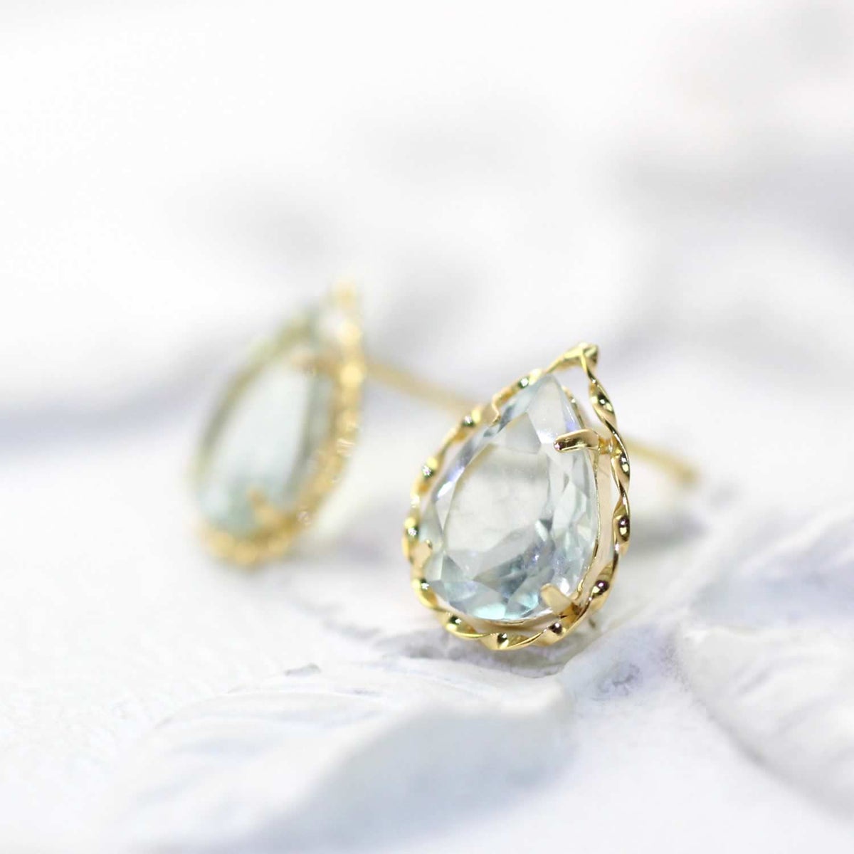 K18YG アクアマリン ピアス_04