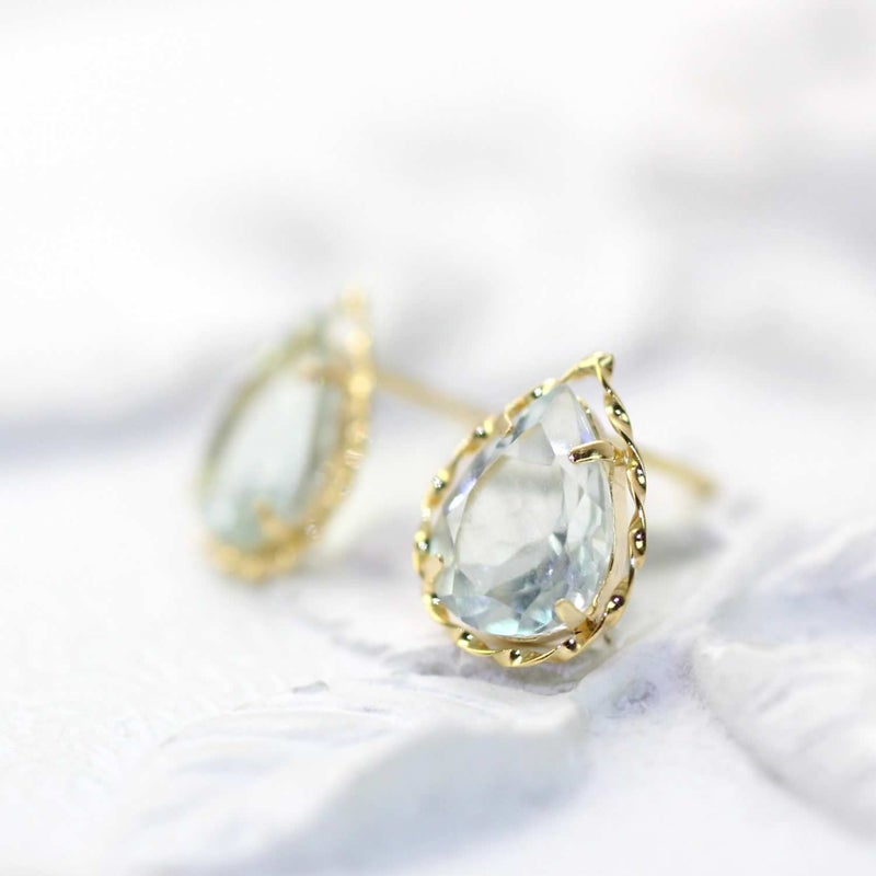 K18YG アクアマリン ピアス_04