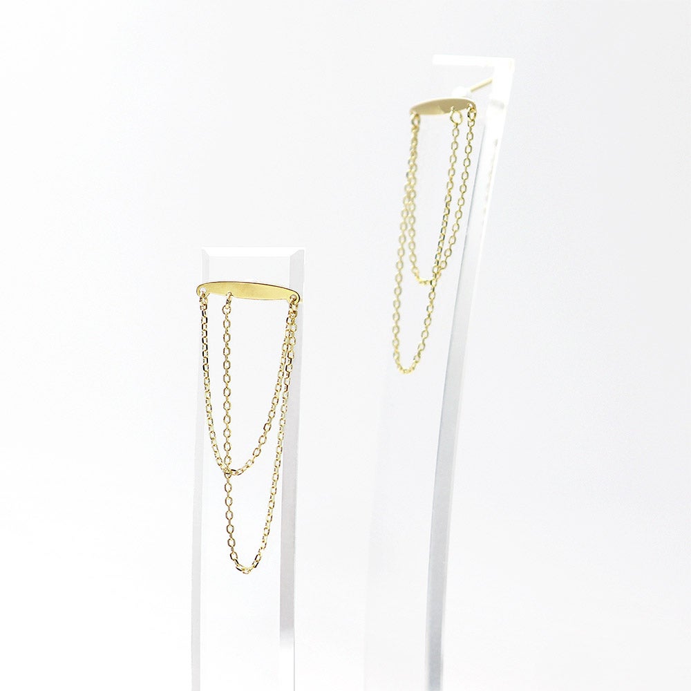 K18YG チェーン ピアス_04