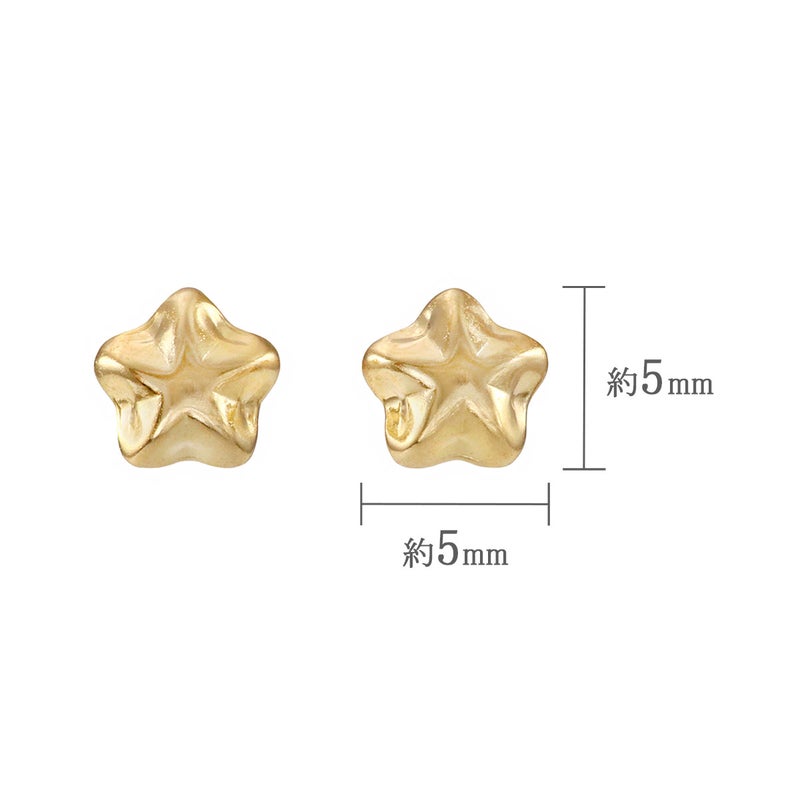 K18YG スターピアス_04