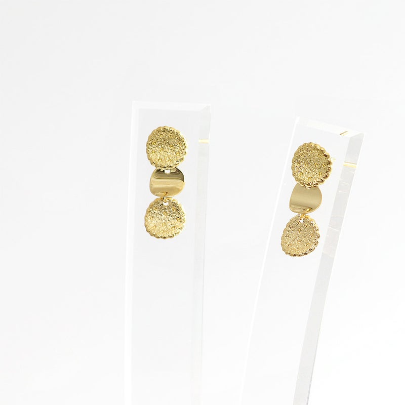 K18YG トリプルサークル ピアス_04