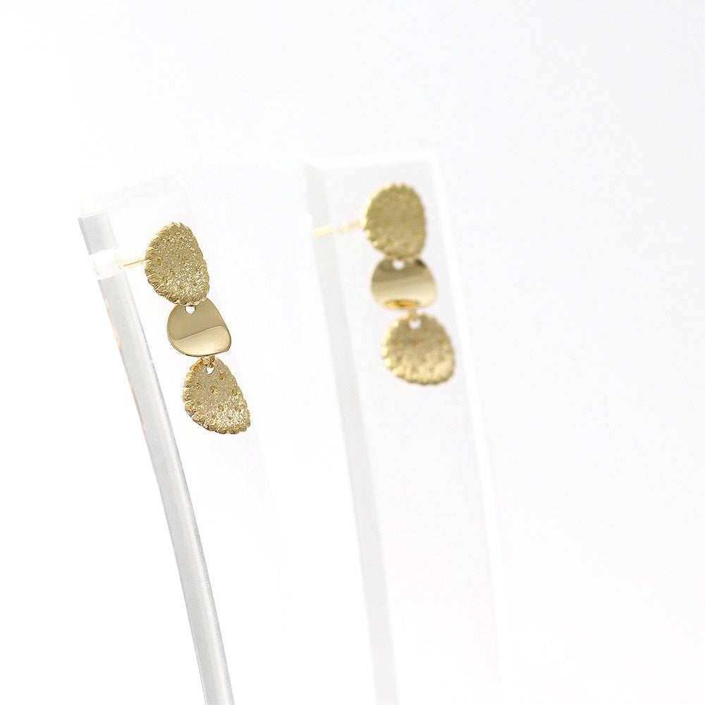 K18YG トリプルサークル ピアス_12