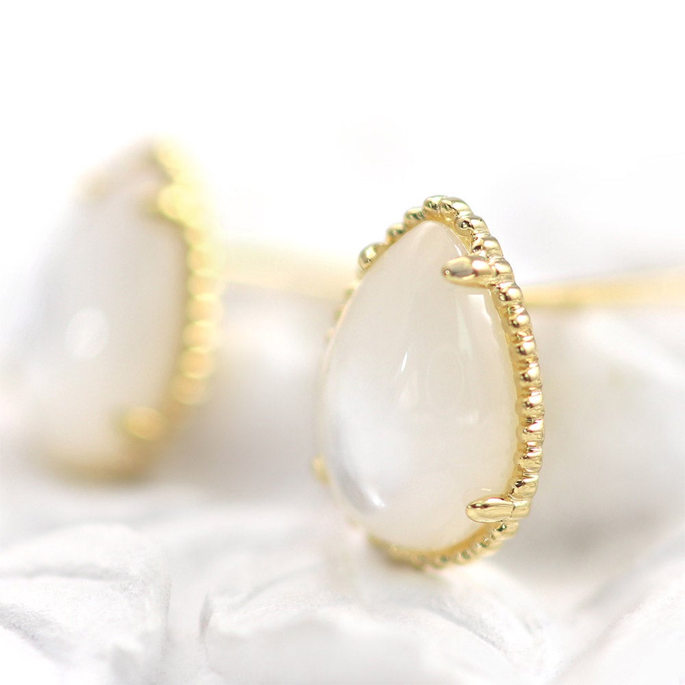 K18YG シェル ピアス_04