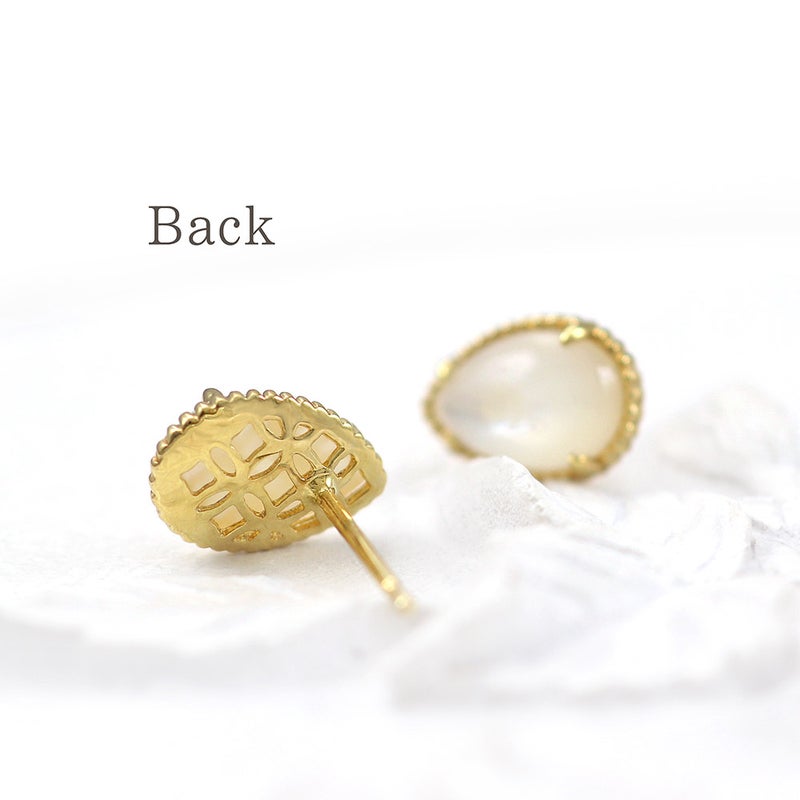 K18YG シェル ピアス_09