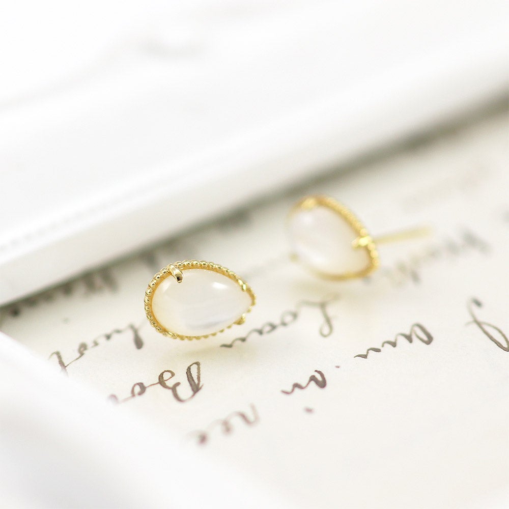 K18YG シェル ピアス_12