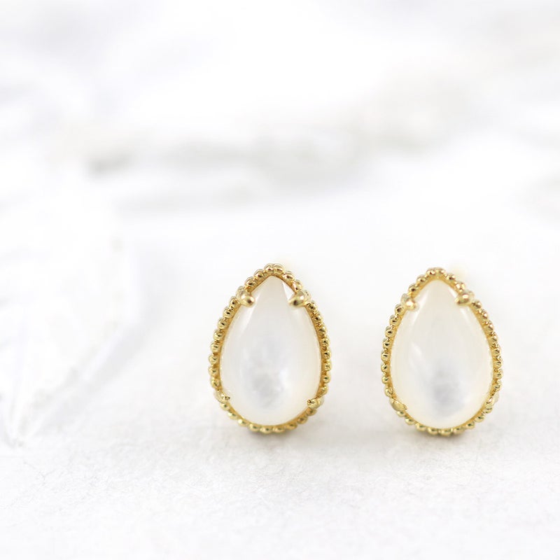 K18YG シェル ピアス_13