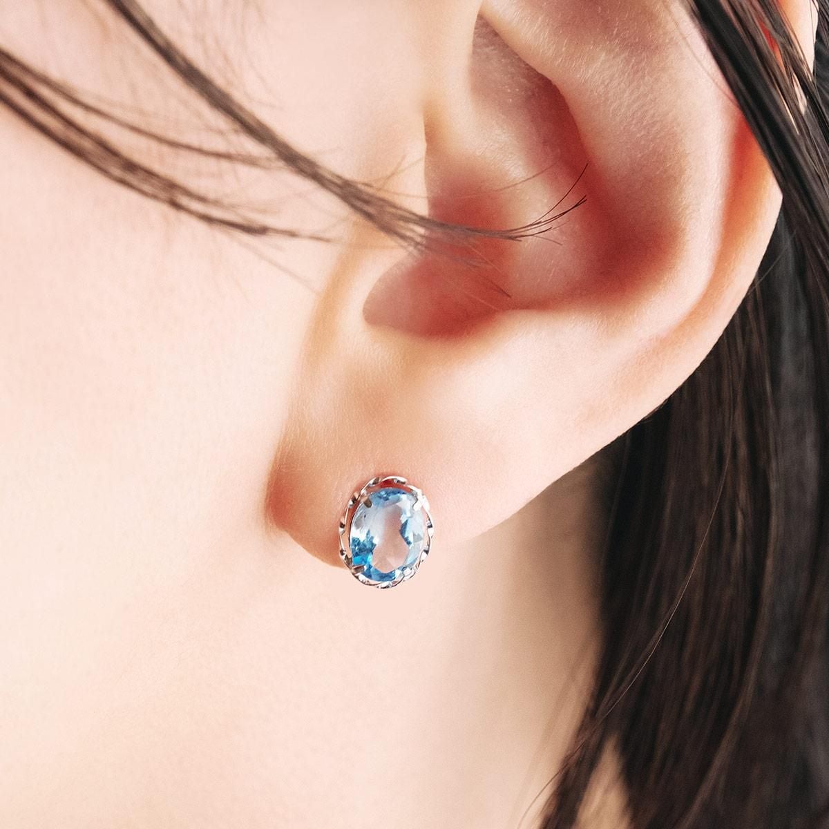 K18WG ブルートパーズ ピアス 11月の誕生石_04